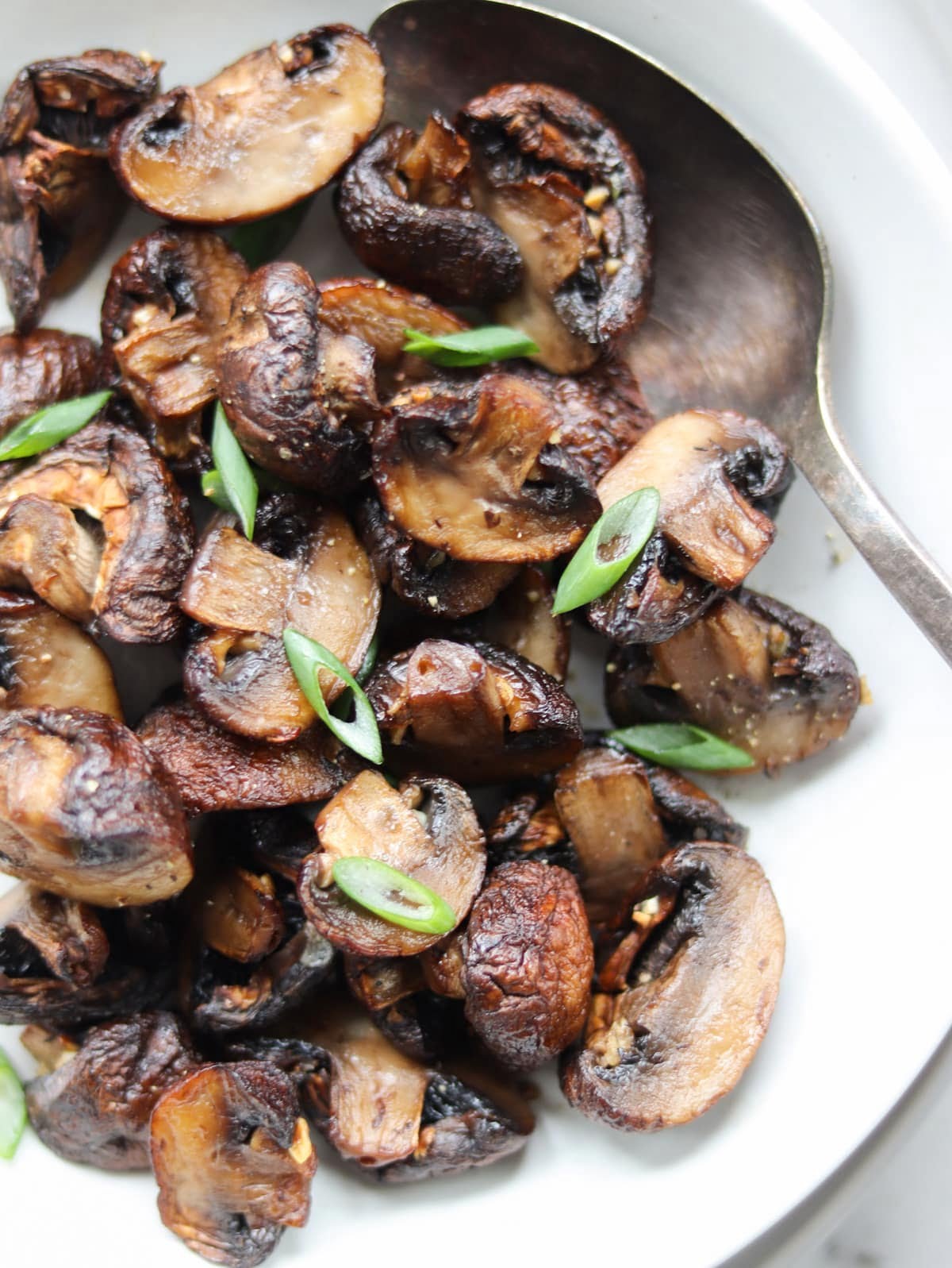 Air Fryer Garlic Butter Roasted Mushrooms Tphealth