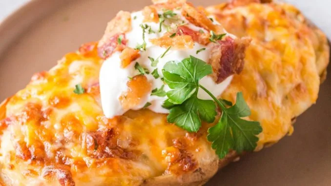 Air Fryer Twice Baked Potatoes