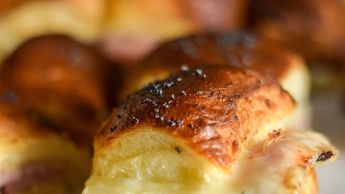 Air Fryer Ham and Cheese Sliders