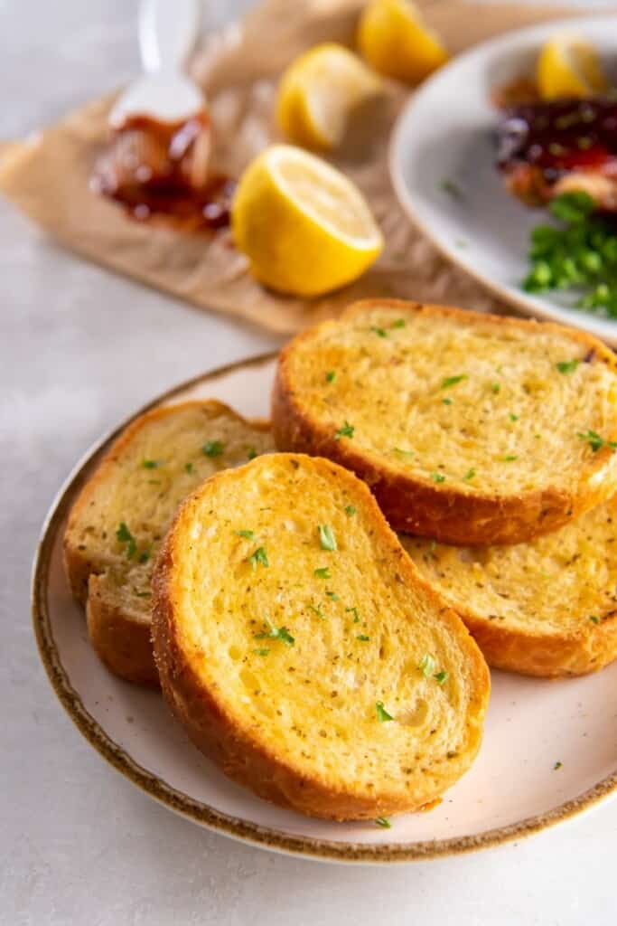 plate with texas toast