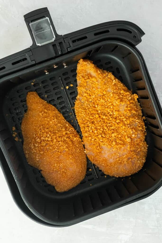 shake and bake chicken in air fryer basket