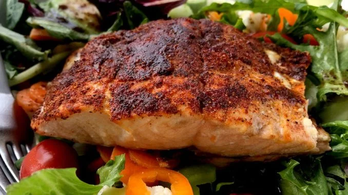 Honey Garlic Air Fryer Salmon Tacos Recipe