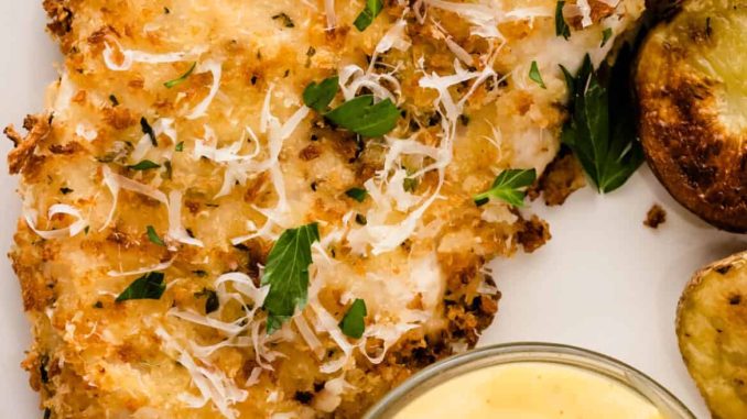 Delicious Air Fryer Parmesan Crusted Chicken