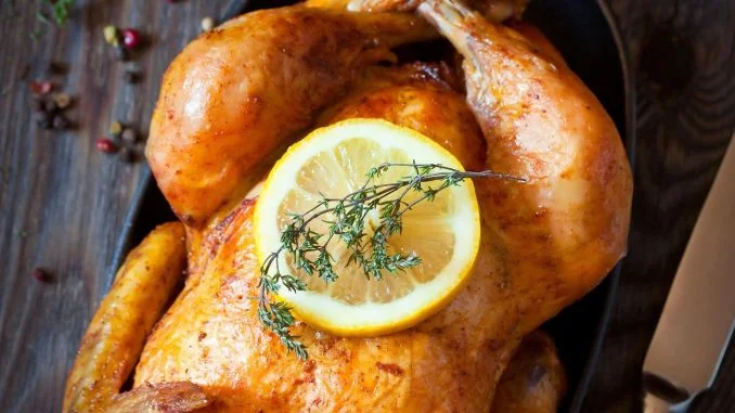 Air Fryer Rotisserie Roasted Whole Chicken1