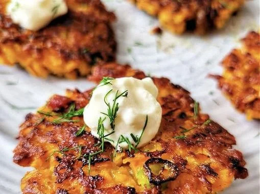 Air Fryer Sweet Potato Fritters