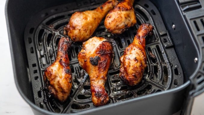 air fryer BBQ chicken