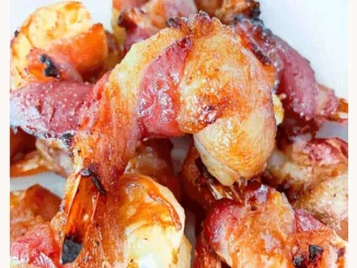 AIR FRYER BACON WRAPPED SHRIMP