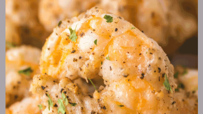 AIR FRYER GARLIC PARMESAN SHRIMP