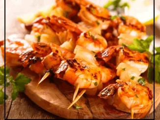 Air Fried Shrimp Skewers