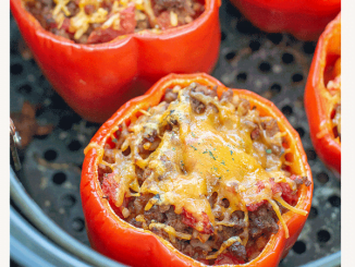 Air Fried Stuffed Bell Peppers