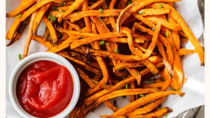 Air-Fryer-Sweet-Potato-Fries Air Fryer Sweet Potato Fries