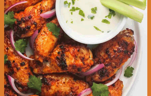 Air Fryer Tandoori chicken wings