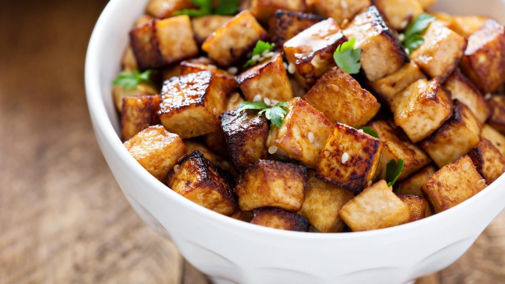 Air Fryer Teriyaki Tofu