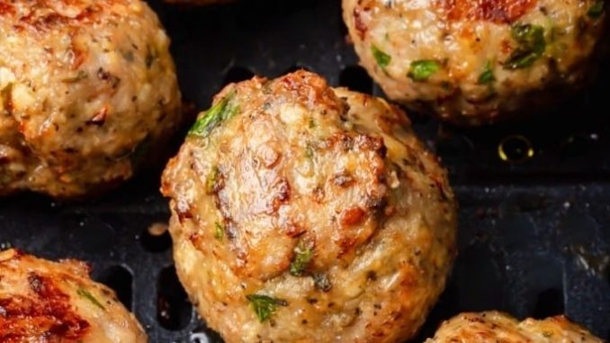 AIR FRYER TURKEY MEATBALLS