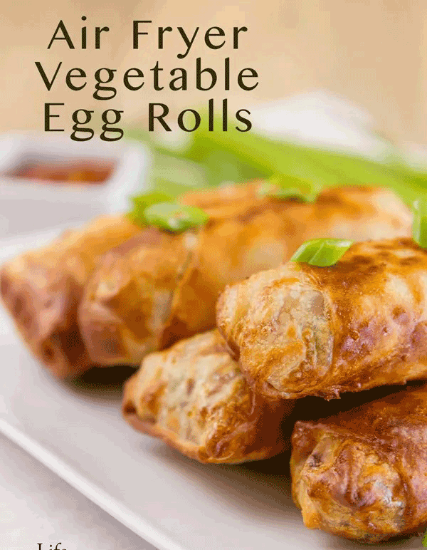 Air Fryer Vegetable Spring Rolls