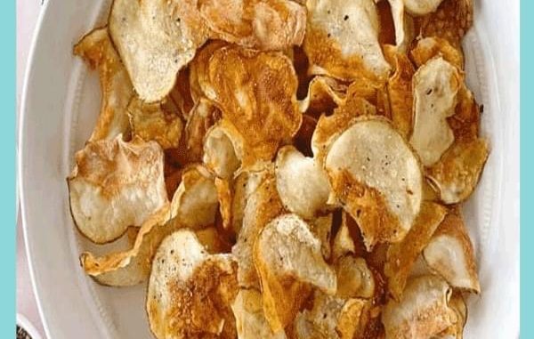 Homemade Air fryer potato chips