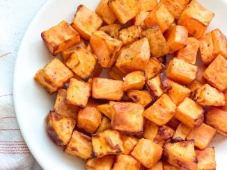 Air Fryer Roasted Sweet Potatoes