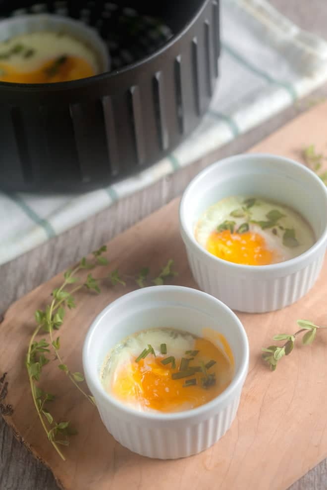 Air Fryer Baked Eggs Recipe - tphealth