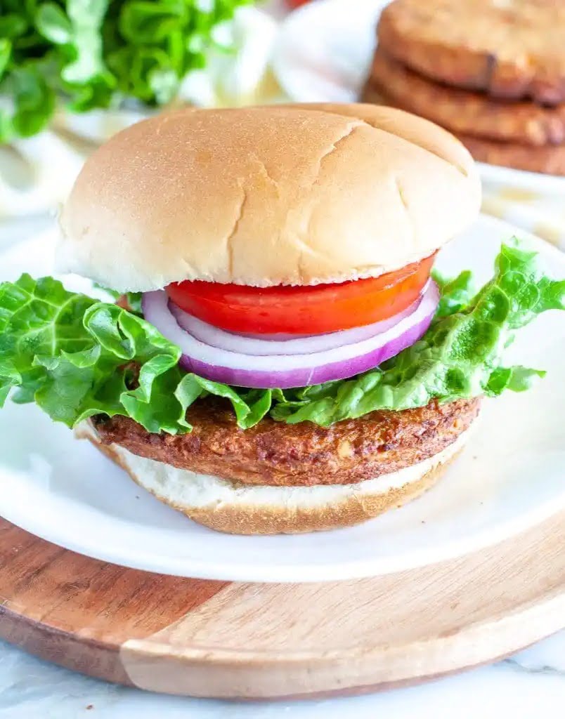 Air Fryer Veggie Burgers