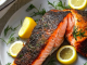 Air Fryer Salmon with Lemon and Herb