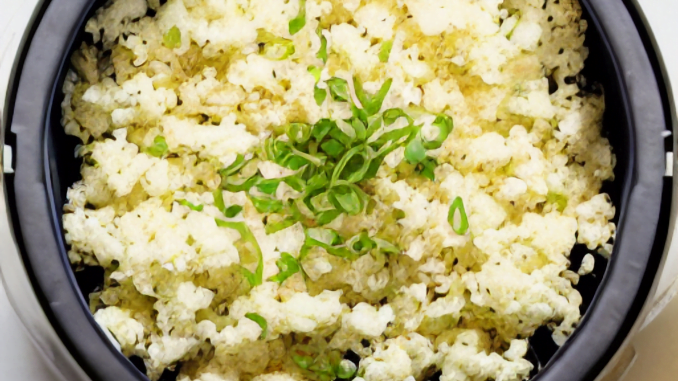 Air Fryer Cauliflower Rice Recipe