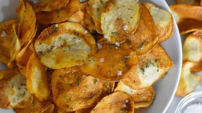 Air Fryer Canned Potato Chips