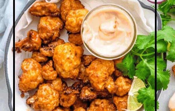 Air-Fryer-Cauliflower-Wings Air Fryer Cauliflower Wings