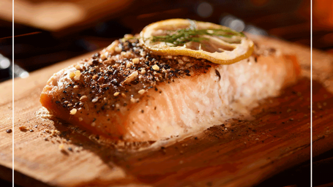 Air Fryer Cedar Plank Salmon