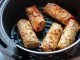 air fryer cheeseburger egg rolls
