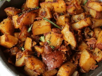 Perfectly Air-Fried Potatoes and Sausage