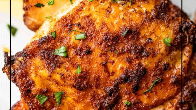 air-fryer-chicken-thighs Perfect Air Fryer Chicken Thighs