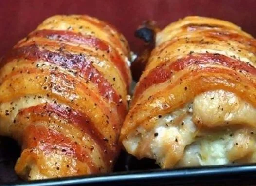air fryer Bacon and Cheese