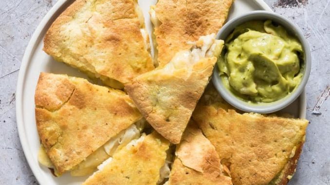 4-Ingredient Air Fryer Chicken Quesadilla