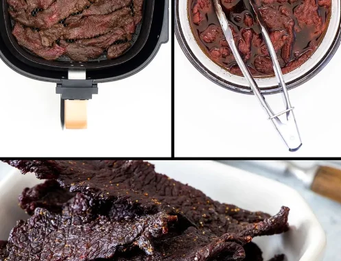 Air Fryer Deer Jerky Air Fryer Deer Jerky
