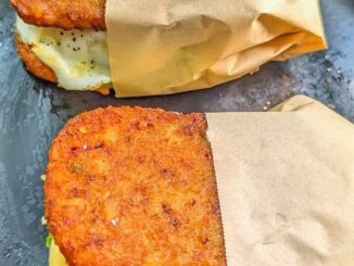 Air Fryer Hash Brown Sandwich recipe