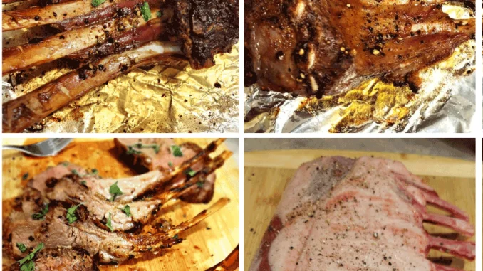 Air-Fryer-Rack-of-Lamb Air Fryer Rack of Lamb