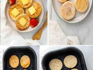 Toast English Muffins in Air Fryer