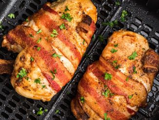 Air Fryer Bacon-Wrapped Chicken