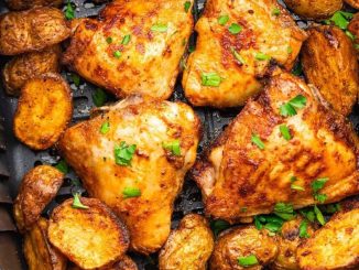 Air Fryer Chicken and Potatoes