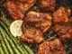 Air-Fryer Fried Chicken Recipe with Asparagus