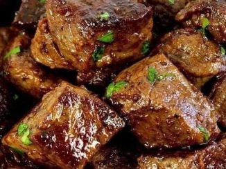 Air Fryer- Steak Bites with Garlic Butter