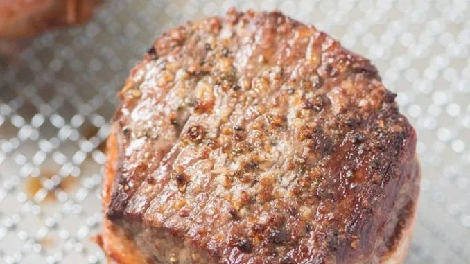 AIR FRYER BACON WRAPPED FILET MIGNON4