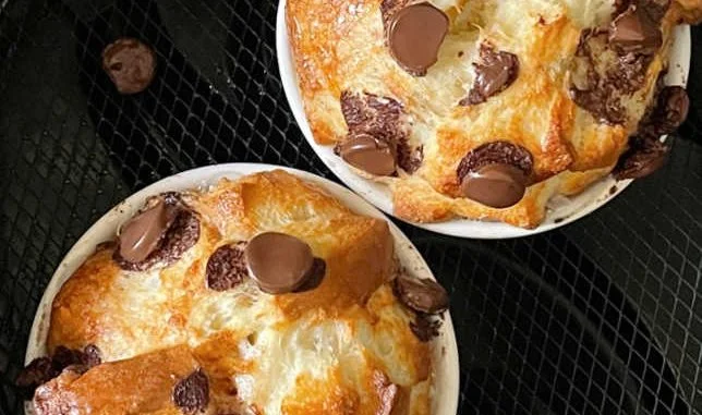 Air Fryer Bread Pudding