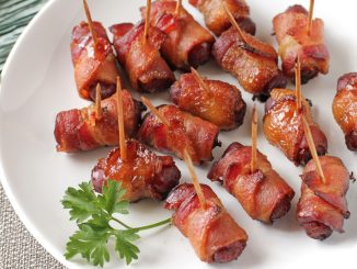 Air Fryer Bacon Wrapped Little Smokies