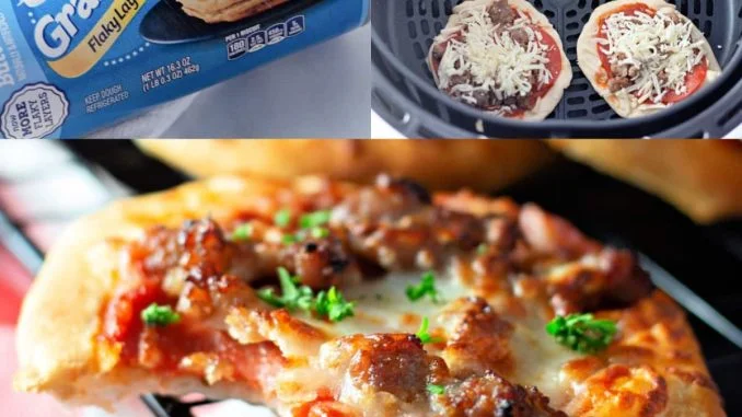 Air Fryer Breakfast Pizza