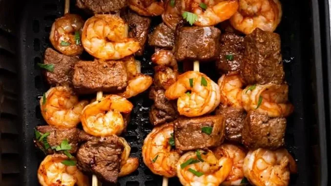 air fryer STEAK AND SHRIMP KABOBS13 The Perfect Pairing: Air Fryer Steak and Shrimp Kabobs