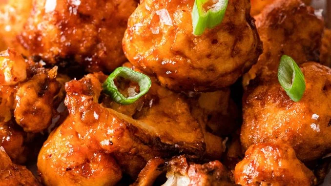Air Fryer Bbq Cauliflower Wings
