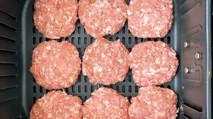 Air Fryer Homemade Breakfast Sausage1