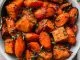 air fryer Roasted Sweet Potatoes and Carrots