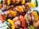 Air Fryer Chili Lemon Chicken Kebabs